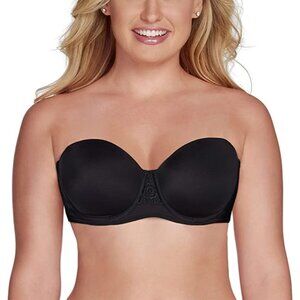 Vanity Fair 38D Women's Beauty Back Smoothing Strapless Bra Black